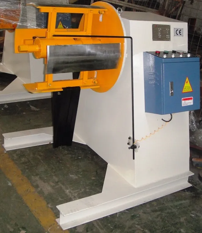 Steel Coil Using Uncoiler Decoiler Recoiler Manual Hydraulic Uncoiler Decoiler Machine for Steel Coil MT-300 (Max.Width 300)