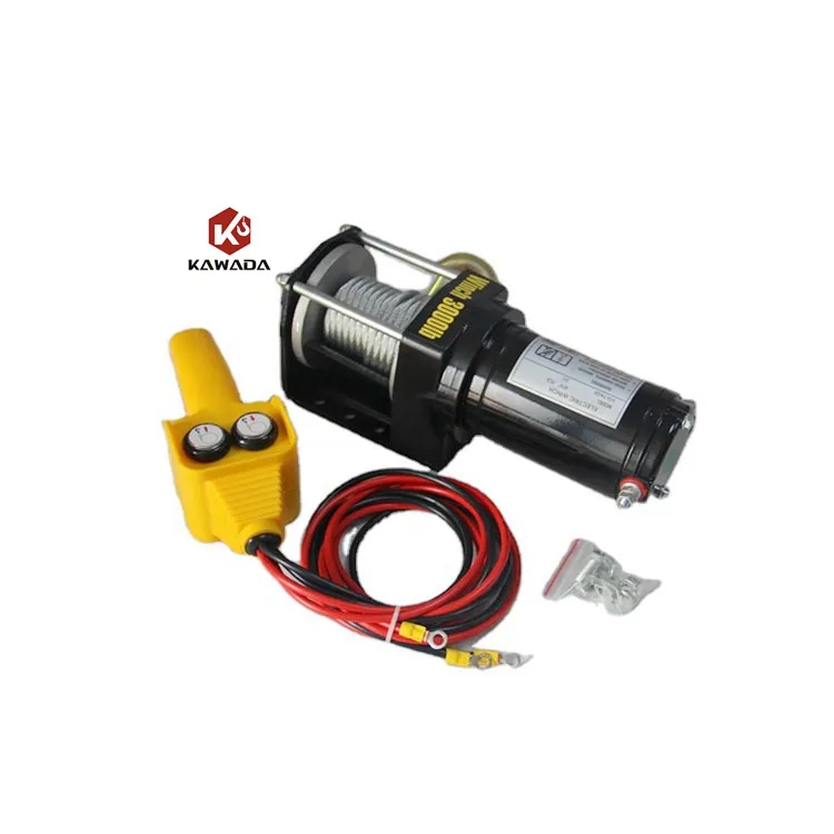 3000 lb Lifting Winch 3000lbs Car Electric Winch 3000LBS(1360.78kg)+Ac Winches