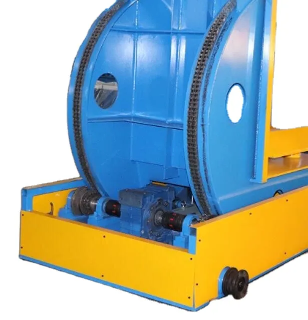 Electric Turn Over 90 Degree Steel Coil Upender & Tipper Machine PLC Controlled Gear Drive High Speed Low Energy Consumption