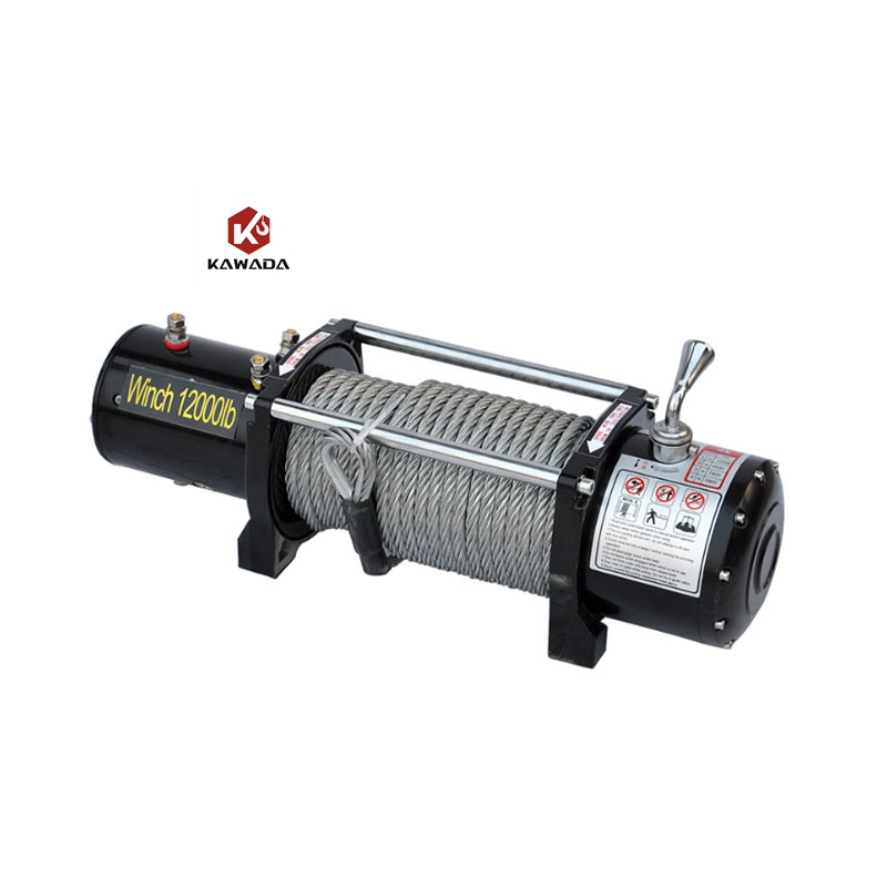 Electric Winch Trailer 12V 24V 48V 12000 lb 12000 Lbs 12000lbs Electric Winch for Lifting Construction Material for Sale