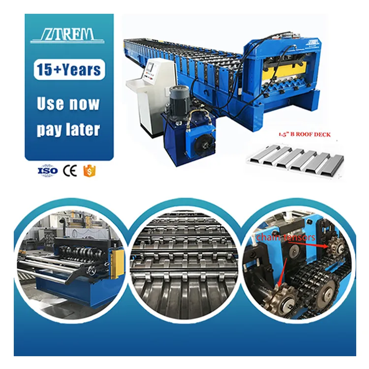 ZTRFM Practical Hot Selling Metal Floor Deck Roll Forming Machine Floor Decking Making Machine