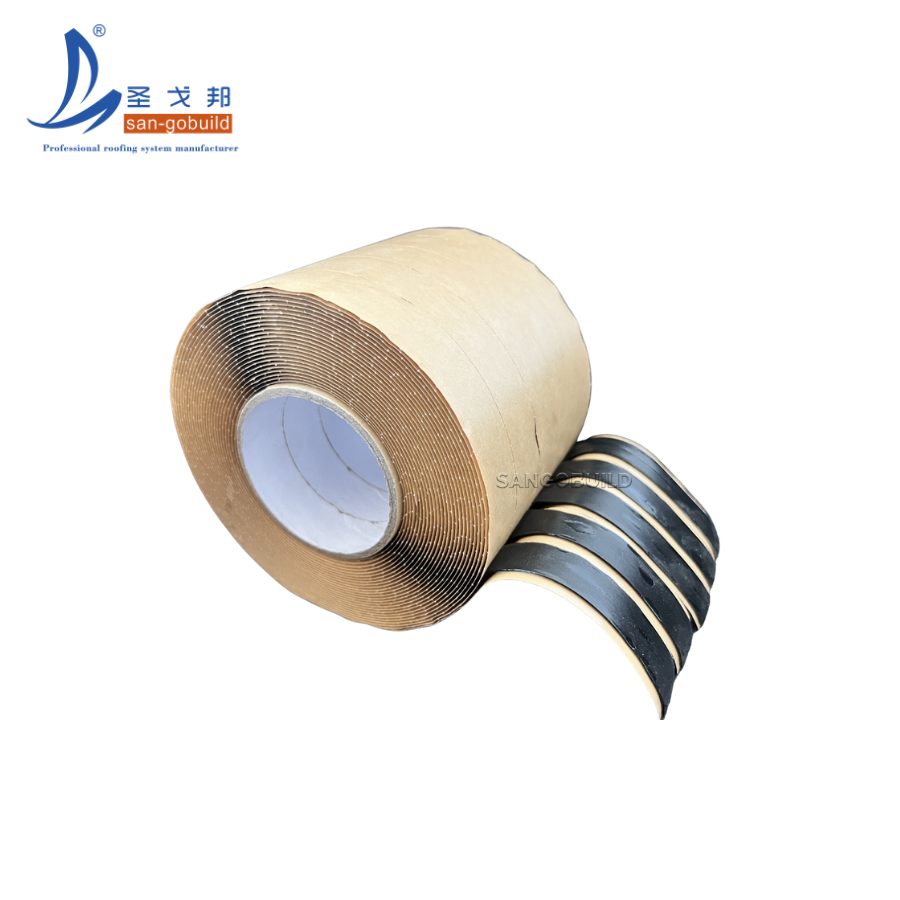 Multi-Use Outdoor Butyl Waterproof Single Sided Tape Rubber Sealant Strong Self Adhesive Butyl Tape