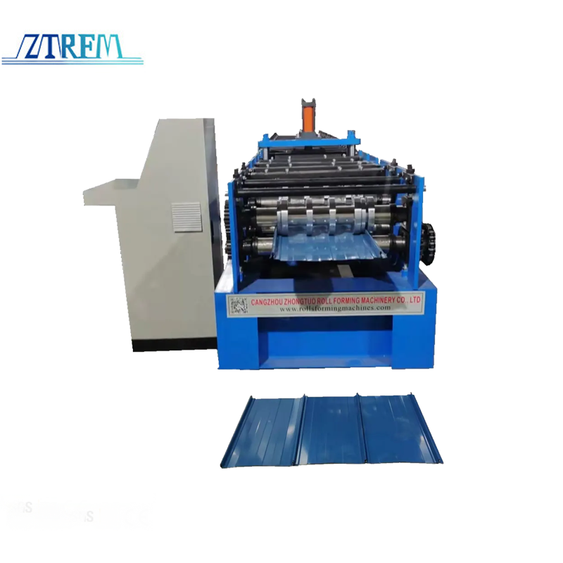 ZTRFM Standing Seam Roofing Panel Roll Forming Standing Seam Roof Panel Machine Metal Roof Seamer Machine