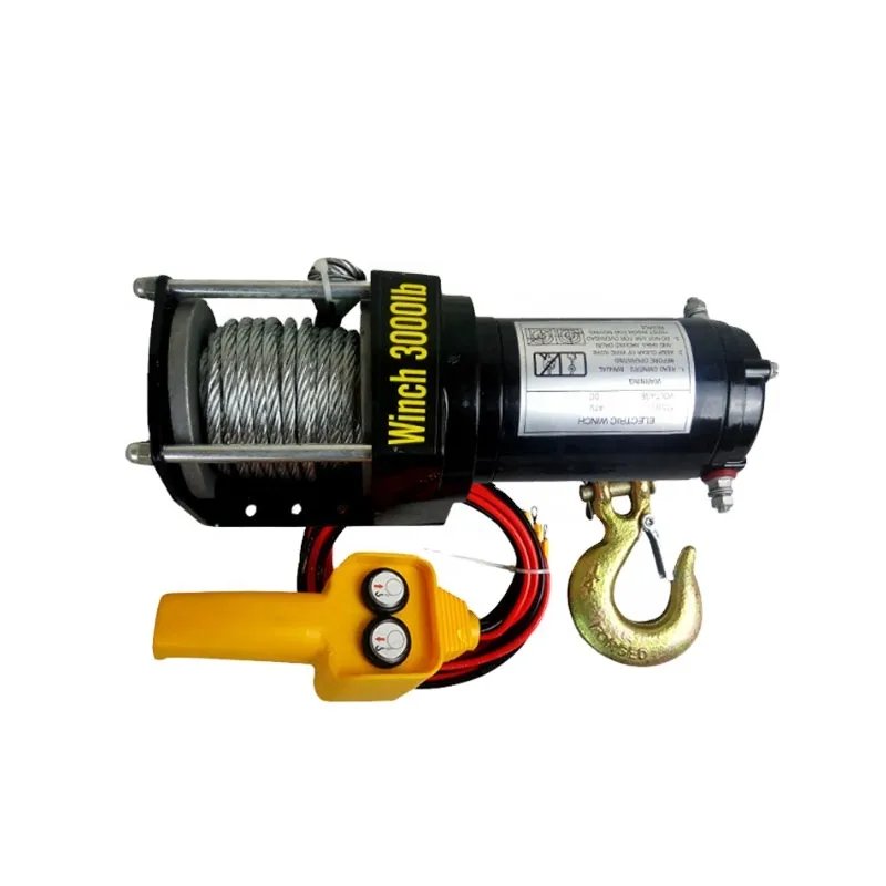 13500lbs Electric Winch 4x4 Mini Electric Winch 3000kg 8 Ton Safety Electric Trapdoor Winch for Drawing Ac Winches+6000 lb(2721.55kg)