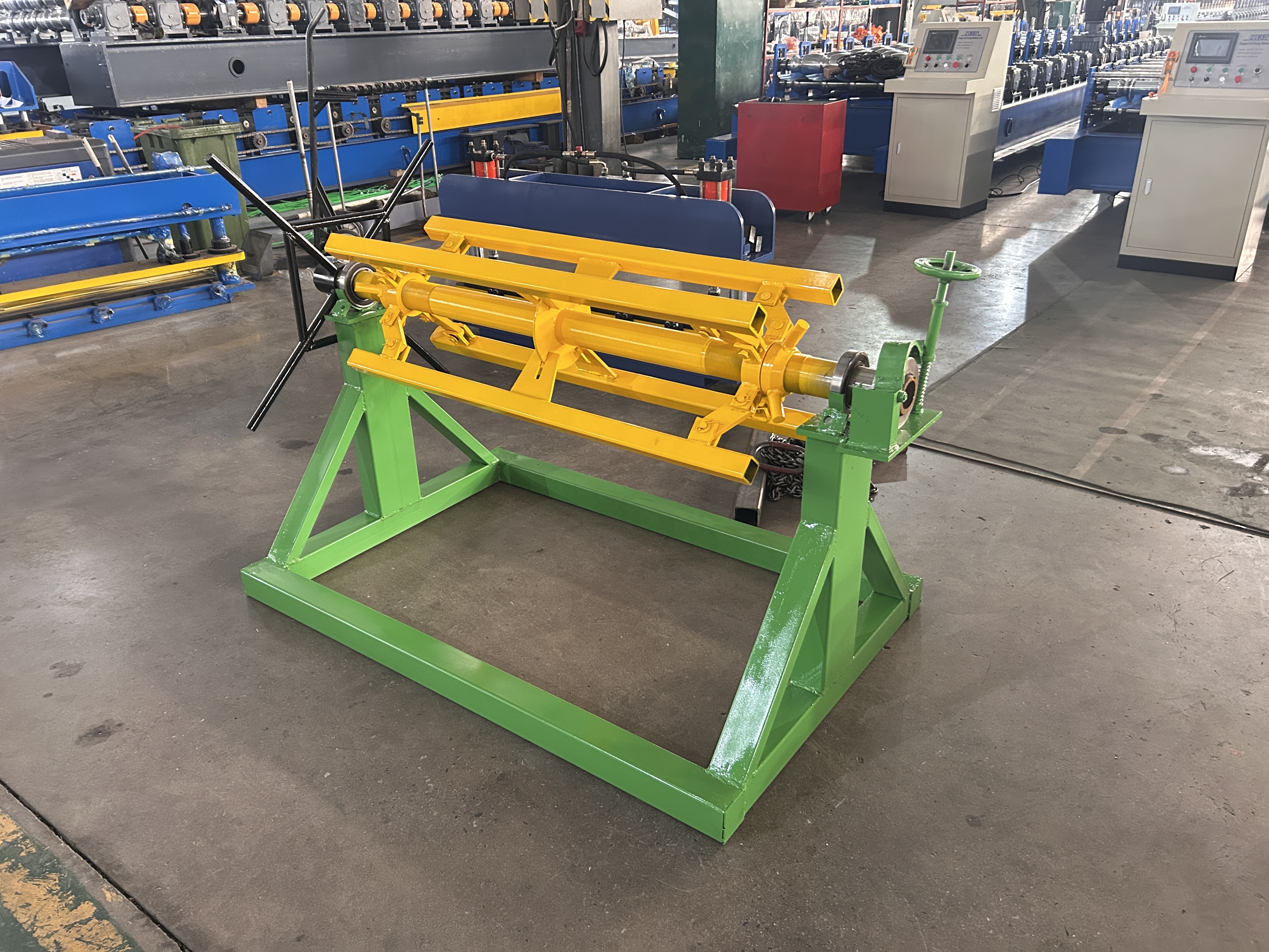 ZTRFM Manual Uncoiler Machine Sheet Metal Decoiler 3Tons/5Tons/10Tons Capacity