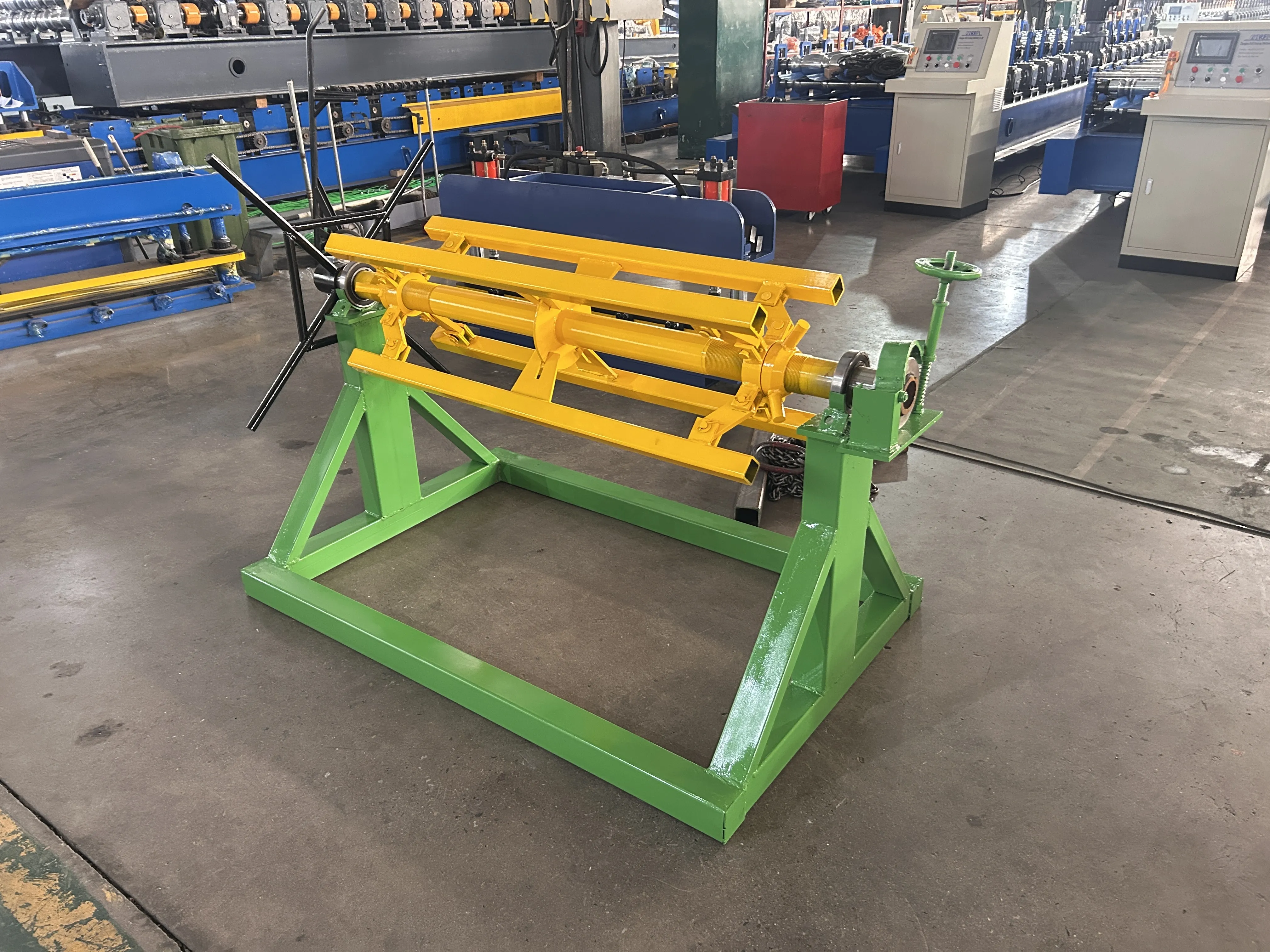 ZTRFM Manual Uncoiler Machine Sheet Metal Decoiler 3Tons/5Tons/10Tons Capacity