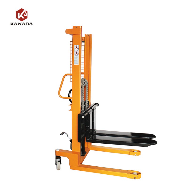 Customized Manual Stacker Manual Operated Stacker Forklift Hydraulic Pallet Truck Forklift 200/400KG Mini Type