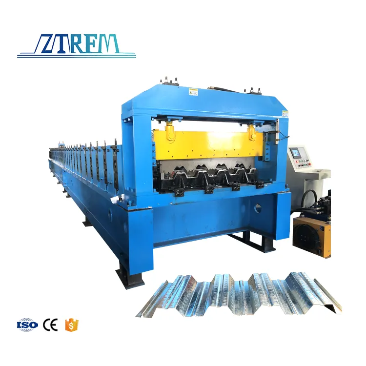 ZTRFM Steel Decking Floor Roll Forming Machine Galvanized Steel Floor Deck Forming Machinery