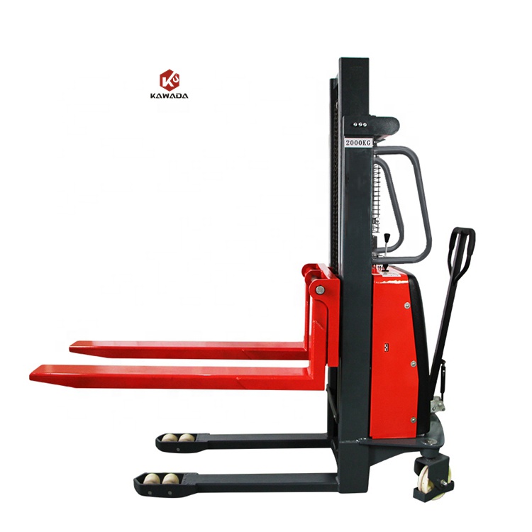 1.5 Ton Automatic Electric Stacker Standing Convenient High-quality Electric Pallet Truck Lift Stacker Semi-electric Stacker