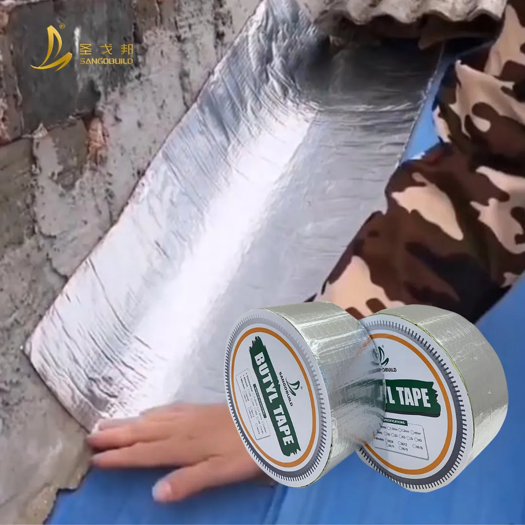 Super Adhesive Outdoor Roof Tile Leak Repair Environmentally Friendly and Odorless Butyl Tape Concrete Gable Wall Waterproofing 1.0mm