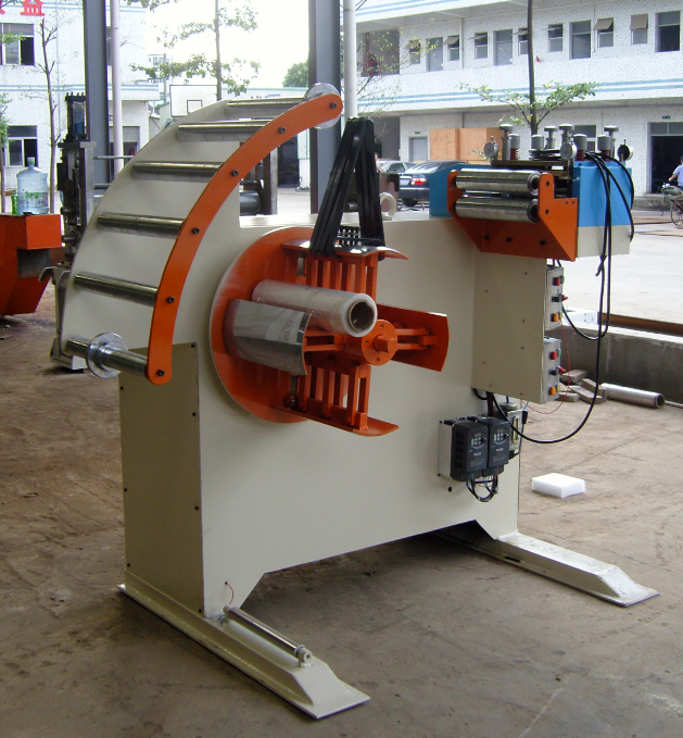Coil Straightening Uncoiler Machine with Decoiler Uncoiling and Straightener 2 in 1 Machine