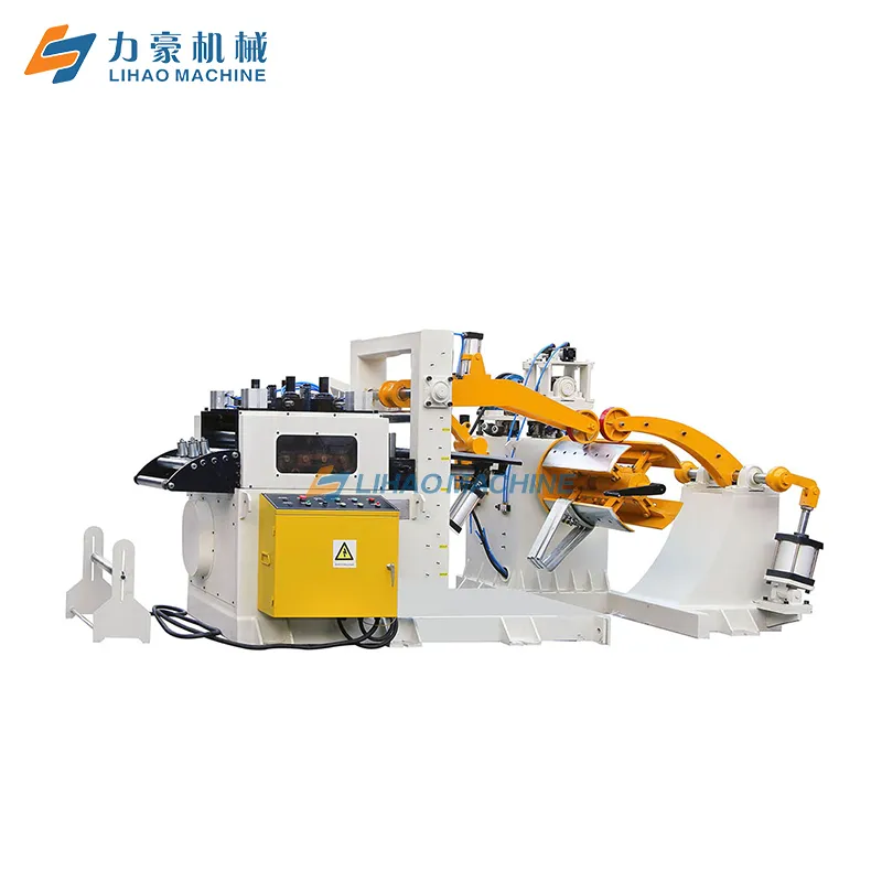 Compact 2-in-1 Coil Uncoiler Straightener Efficient Metal Sheet Processing Frequency Control New Condition Core Including Motor TGL-400H