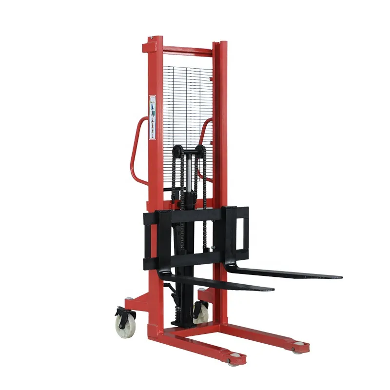 KAWADA Manual Pallet Stacker 1000kg 2000kg 30000kg 1100mm-3500mm Heigh Range Hand Hydraulic Forklift Lifting 900 mm+685 mm+1600MM+1 Ton