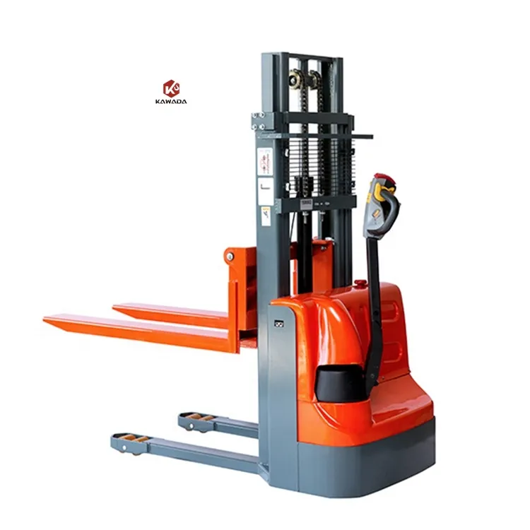 New Arrivals 1ton 1.5ton 2.5m 3.5m 1.5m Long Fork Lifting Forklift Pallet Truck Small Battery Electric Forklift 1 Ton+1 600 mm+Stacker Forklift