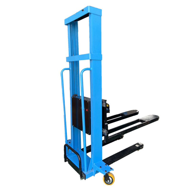 Factory Price 1T 2T Full-electric Portable Self Loading Pallet Stacker Ladder Truck Mounted Forklift