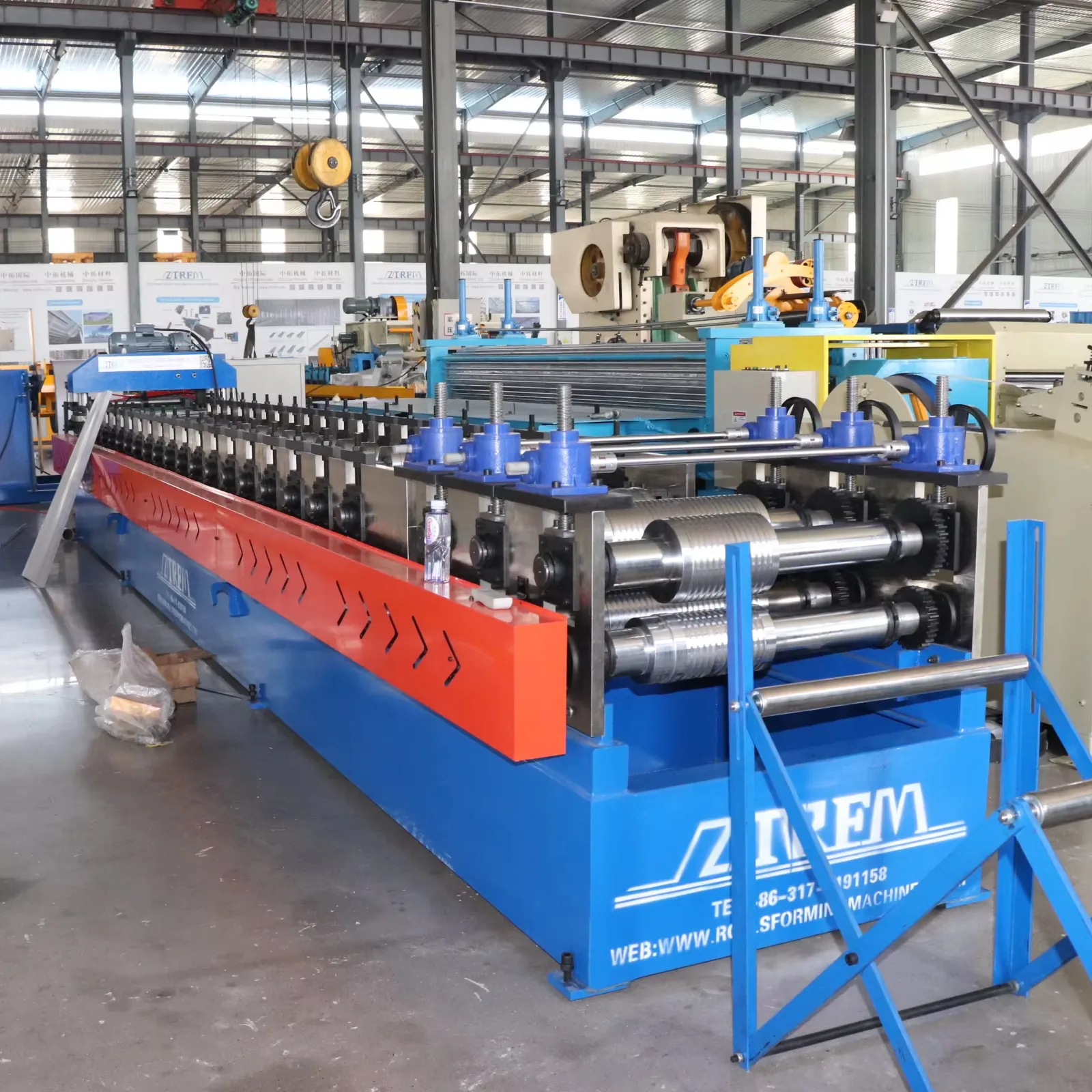 Anti Aging Tile Forming Machine Colored Steel Wall Cladding
