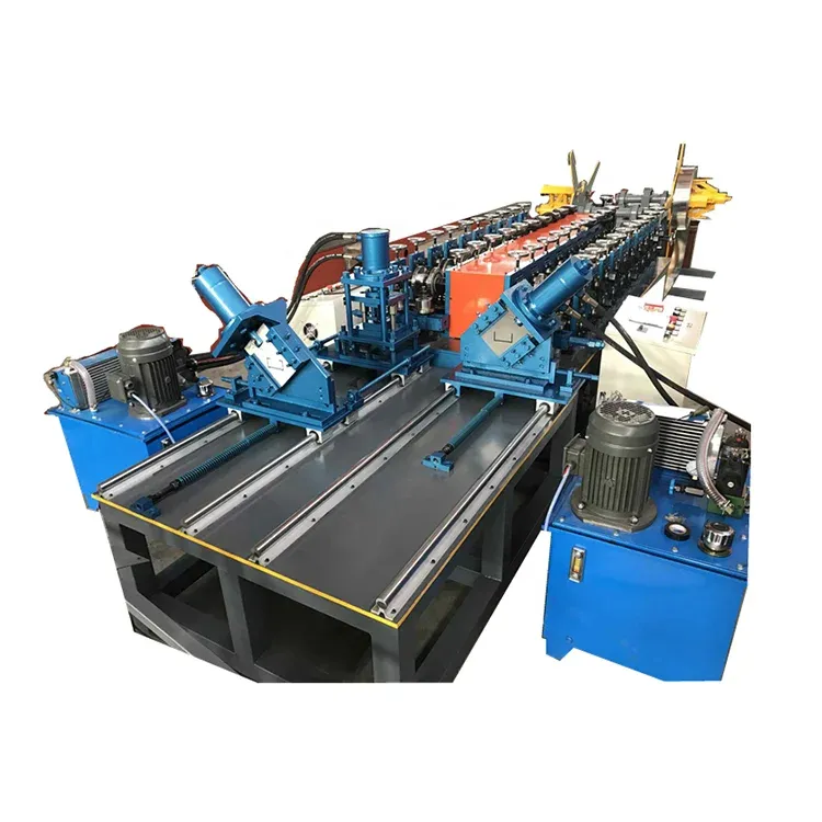 ZTRFM U Double Production Line Steel Frame & Purlin Roll Forming Machine with Motor & Bearing High Productivity 25m/min 25m/ min