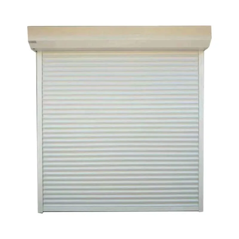 Automatic Stainless Steel Rolling Roll-Up Security Garage Door with Windproof Feature Finished Aluminum Roller Shutter Door