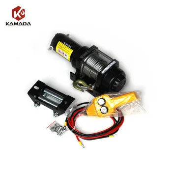 Electric Mini Cable Pulling Winch 9000lbs 12000lbs Wire Rope Electric Winch with Wireless Remote Control 12v 24v Hoist Dc Winches+2000 lb(907.18kg)