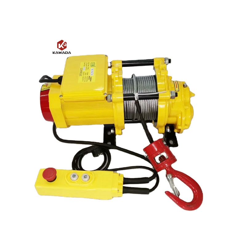 Loading Capacity 500KG Lifting Height 30M 60M Cable Control Wire Rope Type Mini Electric Hoist