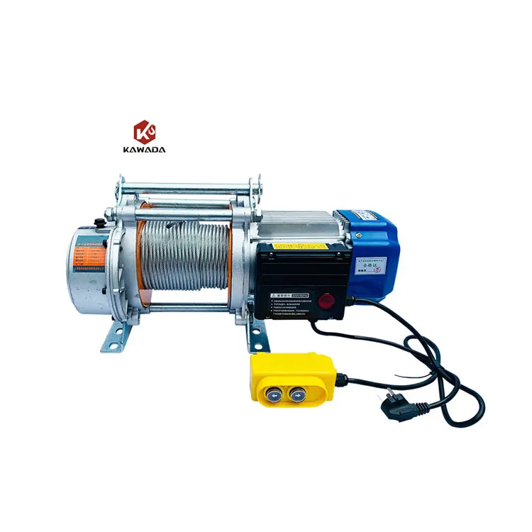 Best Price Wire Rope Cable Lifting 30m 60m 100m 500kg 600kg 750kg 1000kg 220V 50HZ 1P 2P 3P Mini Small Electric Wire Rope Hoist 300 kg+30 m+JT-300-600