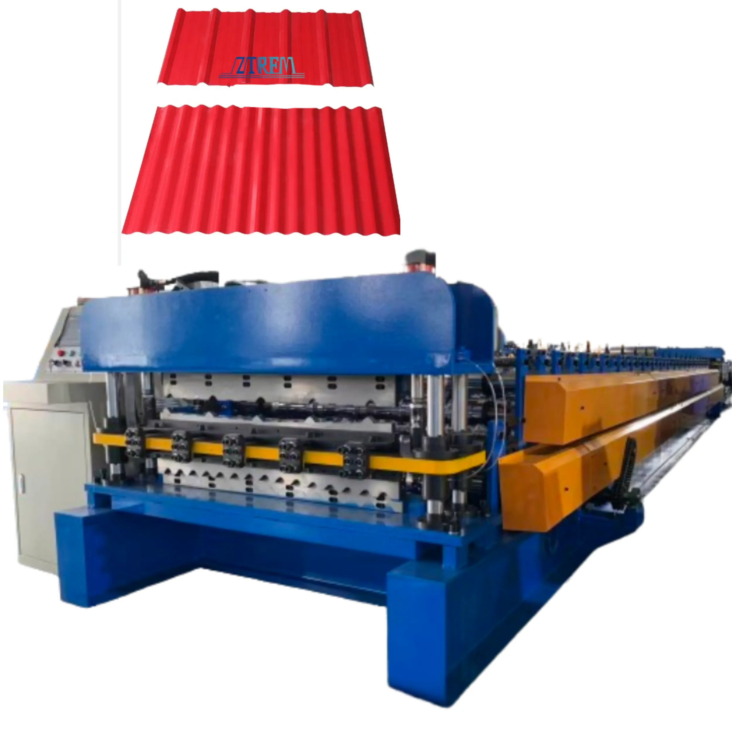 AG Corrugated 2-in-1 Double Layer Steel Roofing Sheet Arching Machine with PLC Control and Bearing/Gear Components 25 M/min+Double Layer Roofing Sheet machine+7.5KW