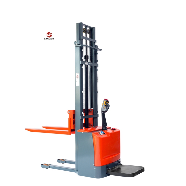 China Small Battery Electric Forklift Pickup Long Fork Lifting 110v 220v 1.5m Electric Battery Pallet Forklift