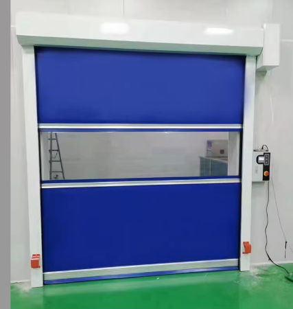 Modern High-Speed Automatic Roller Shutter Industrial Outdoor PVC Fast Door Steel and Plastic Rapid Rolling High-Speed Door