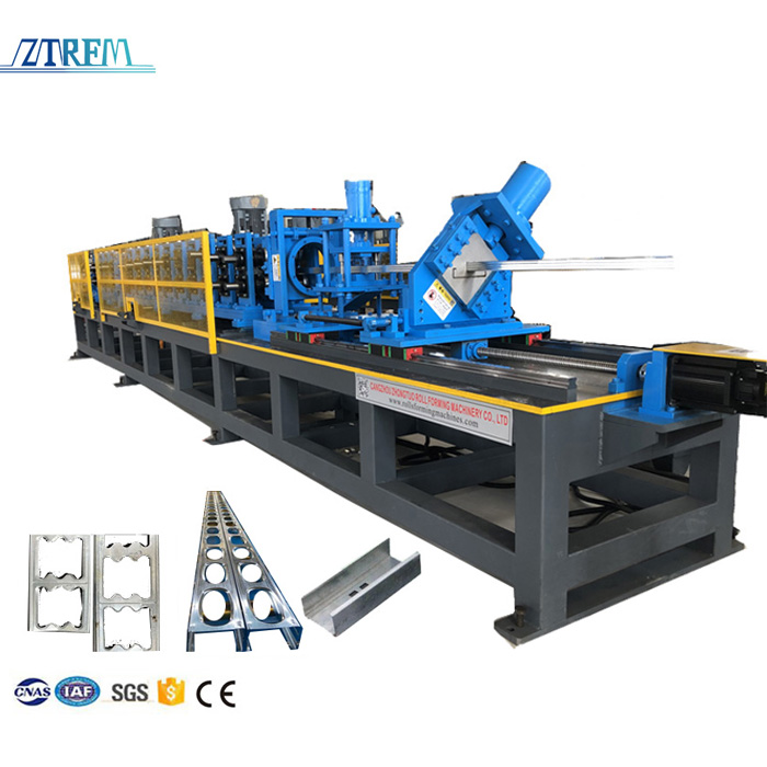 High Speed PLC Controlled Motor Bearing Slotted Metal Steel Stud Track Roll Forming Machine Hebei China for Drywall House