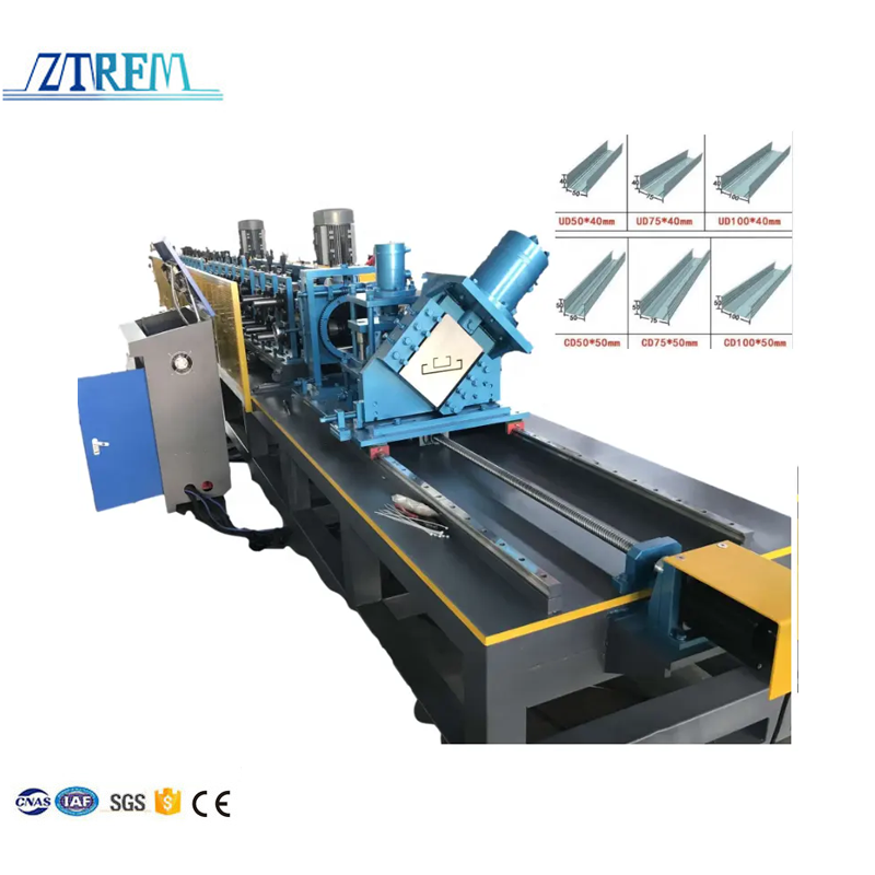 ZTRFM Partition Walls Drywall Keel Profile Steel Sections Cold Roll Forming Machine