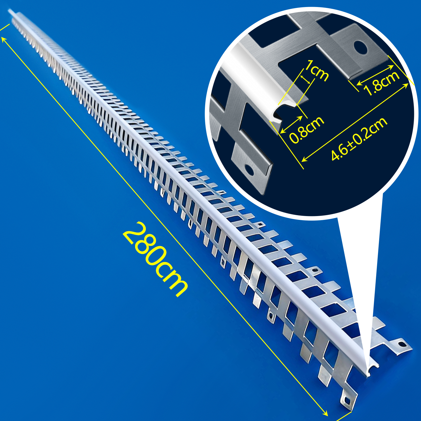 Metal Strip with PVC U-shaped Strips, Used for Corner Protection, with Excellent Anti-rust and Impact Resistance Properties.
