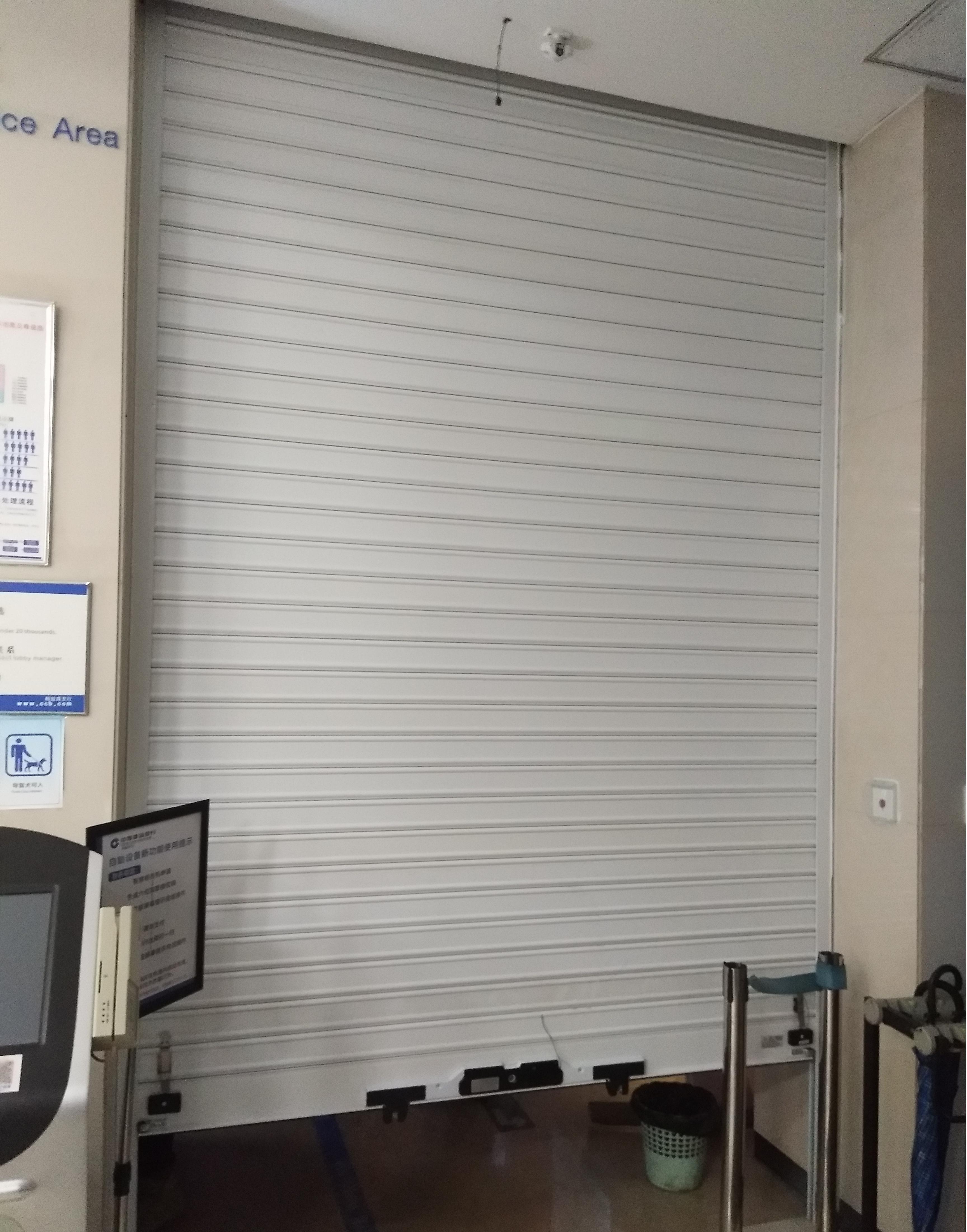 High Quality Quick Speed Exterior Aluminum Rapid Spiral Garage Door for Villa or Home