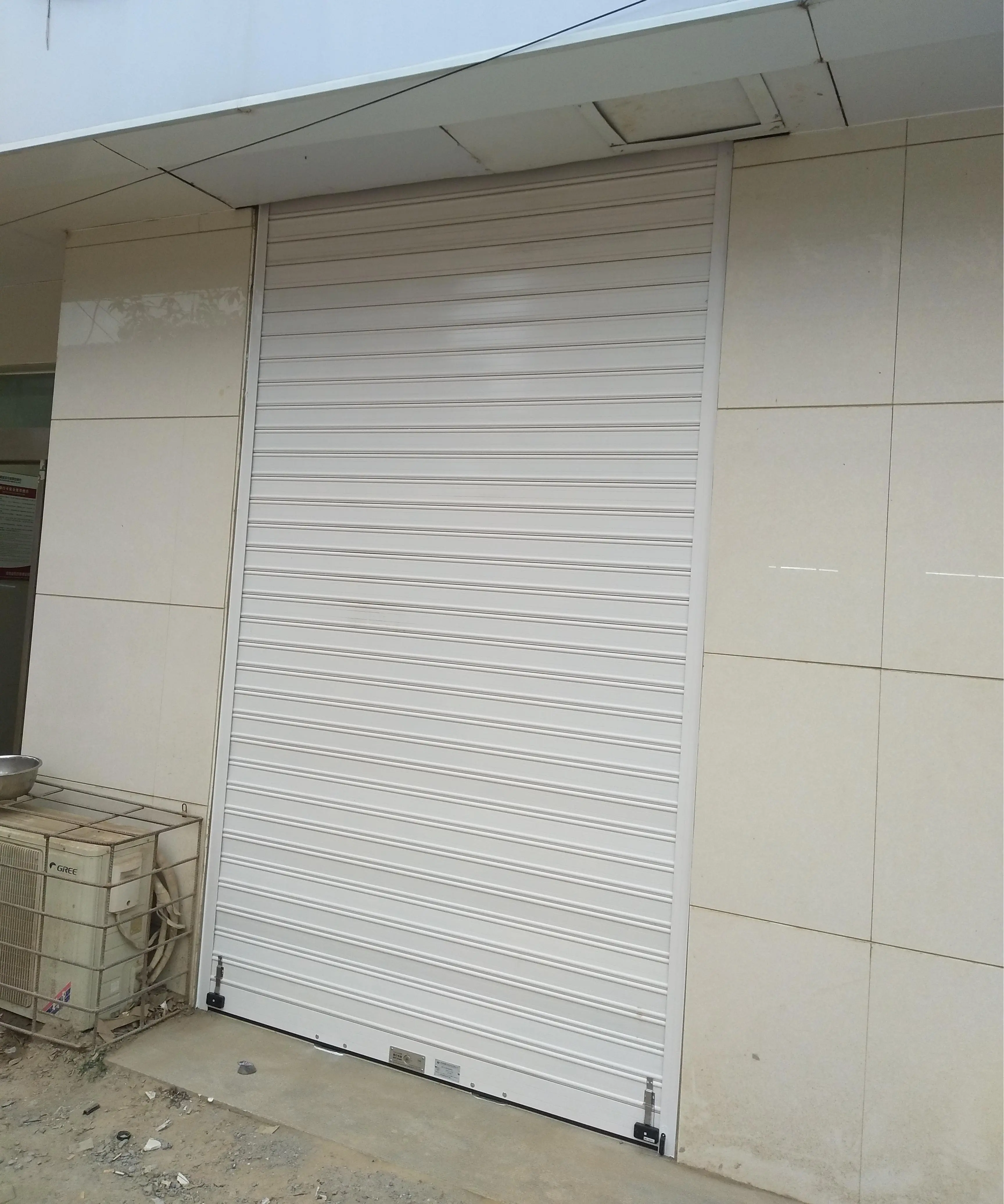 High Quality Aluminum Alloy Rolling Shutter Door Automatic Rolling Roll up Garage Door