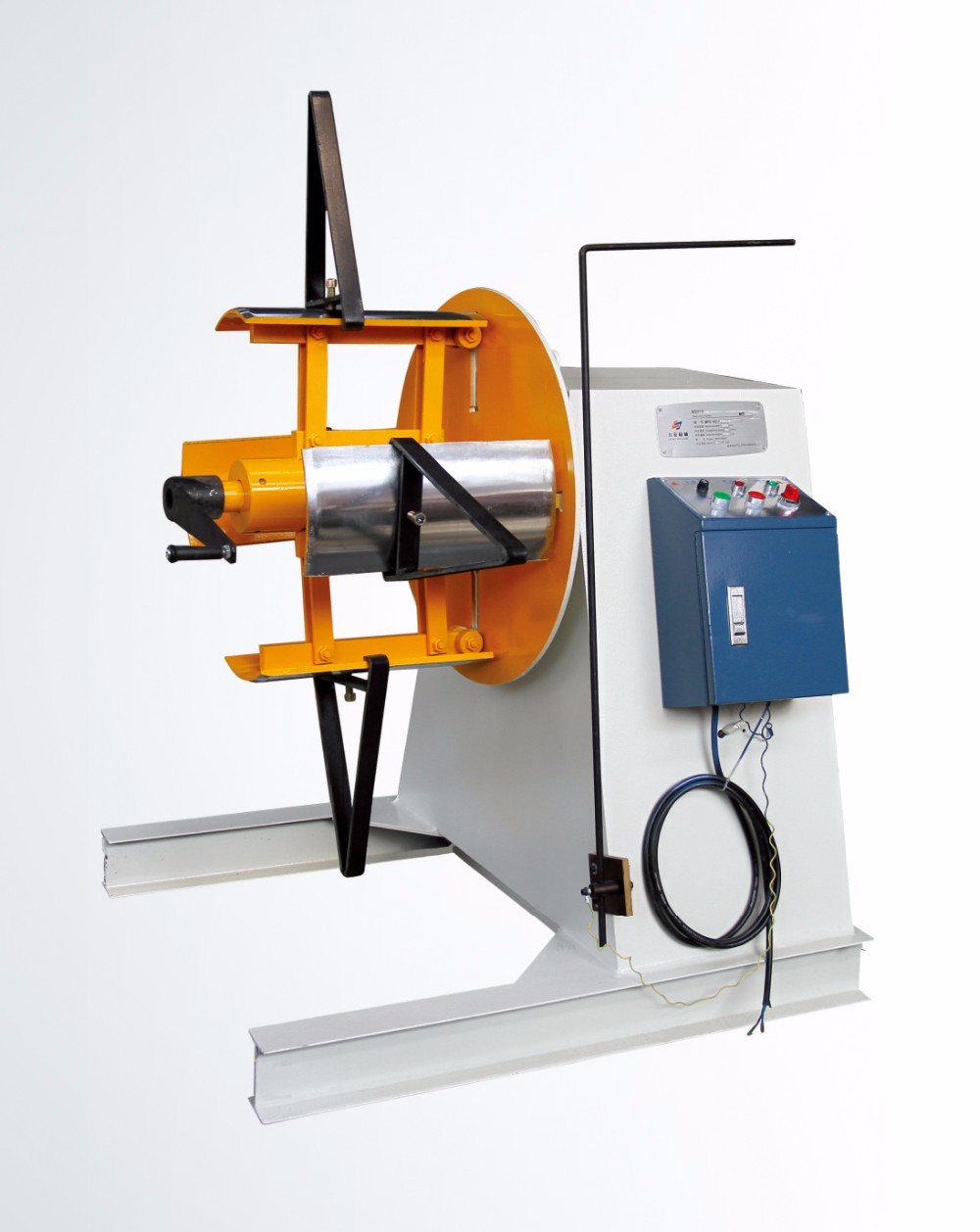 New Automatic Copper Strip Rewinder Uncoiler Decoiler Machine with Motor for Power Press Machine