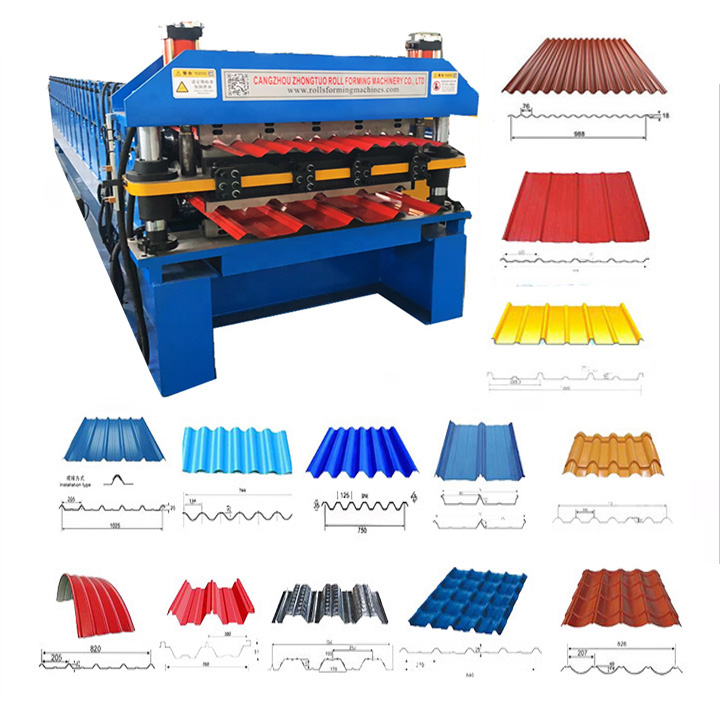 Best Quality High Speed Double Layer Roof Sheet Making Machine for Sale