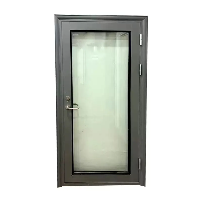 Factory Supply Fire-Rated Door Glass Panel Push Pull Opening Fire Door