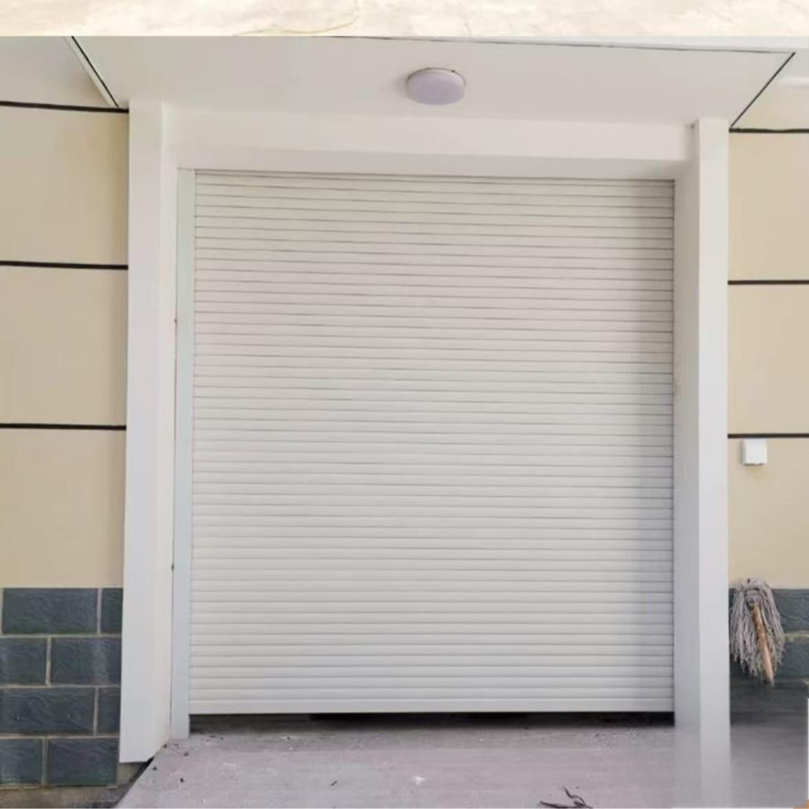 Modern Design High-Speed Steel Stainless Steel Aluminum Alloy Rolling Shutter Door Accessory Wood Windproof Feature for Garages