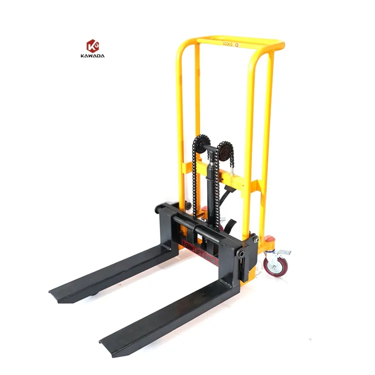 China Best Price Mini Hydraulic Hand Manual Operated Mini Pallet Truck Forklift Manual Forklift 500 kg JT-1T To JT-3T+1 500 mm+0.5 Ton