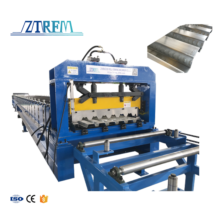 ZTRFM Mexico Fully Automatic Steel Decking Floor Roll Forming Machine Production Line Decking Floor Machine