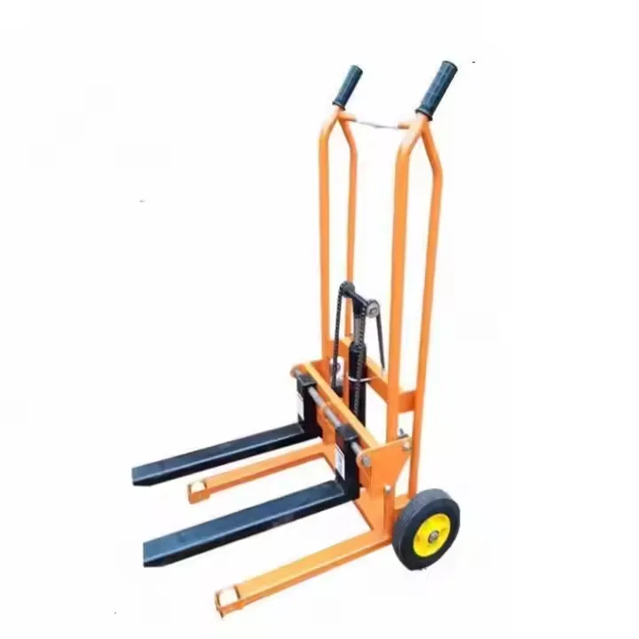200KG 260KG 400KG Mini Hydraulic Hand Manual Operated Mini Pallet Truck Forklift Manual Forklift JT-1T To JT-3T+Other+0.5 Ton