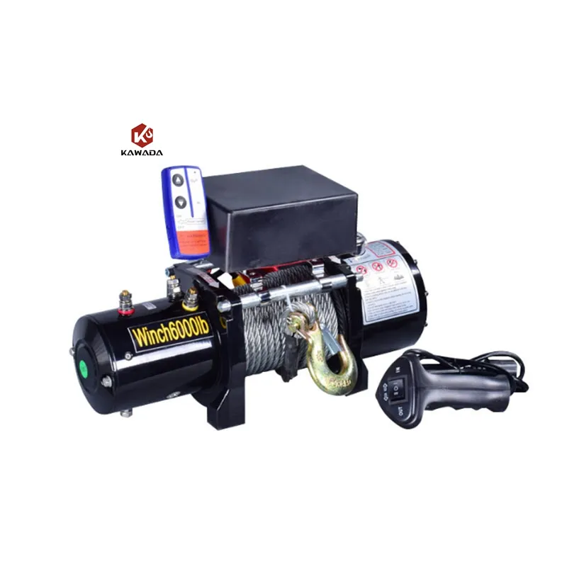 12v Boat Anchor Electric Winch Dc Motor 12V 24V 48V 6000 lb 6000 Lbs 6000lbs Car Truck Electric Winch Pickup Truck Crane Dc Winches+2000LB(907.18kg)