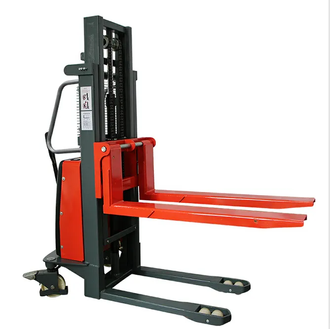Forklift Electric 2 Ton Small_electric_forklift Parts 2.5 Ton Three Wheel Trolley Electric Stacker Forklift Reach Truck Electric 2500 mm+1 Ton