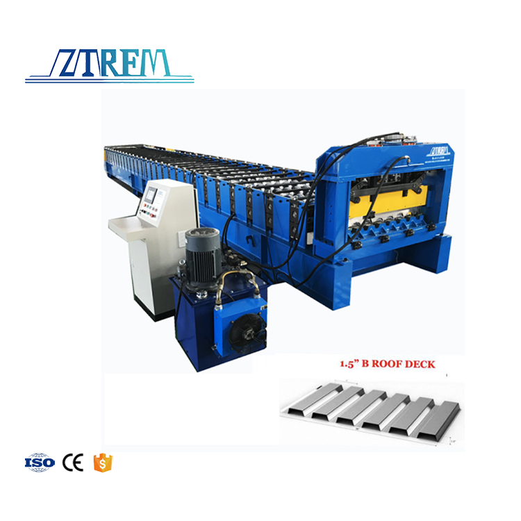 ZTRFM Factory Direct Sale Deck Sheet Roll Forming Machine Floor Decking Machine Deck Roll Forming Machine