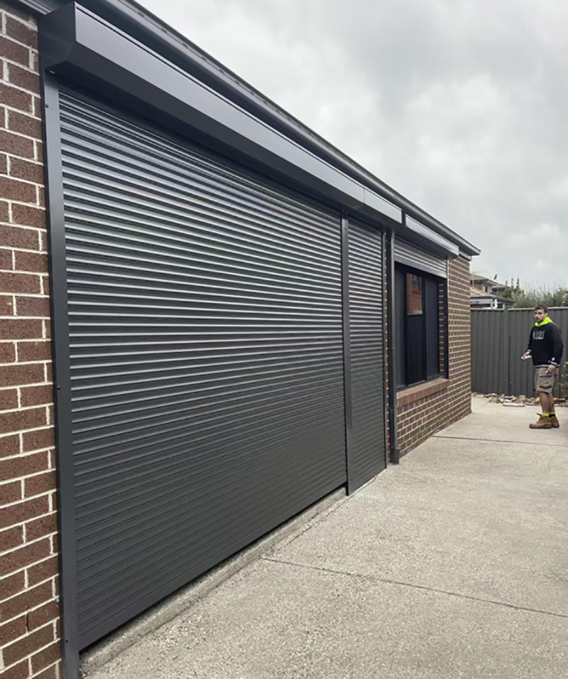 Australia High Quality Aluminum Steel Modern Design Anti-Theft Electric Side Opening Warehouse Windows or Doors
