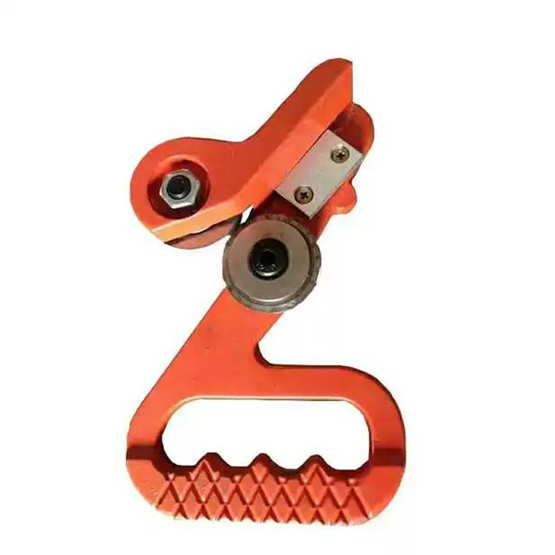 Portable Mini Roller Disc Pull Cutter for Metal Roofing Customized OEM Hand Tools Sheet Metal Shear Red+New small hand pull knife (chrome 12)