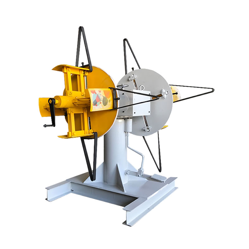 Coil Decoiling Machine Double Head Coil Uncoiler Manual Steel Sheet Provided CE Certificate Uncoiling Machine