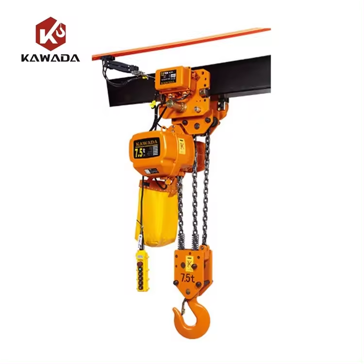 China High Quality Lifting Chain Hoist in Electric Wire Mini Electric Hoist 50kg Hoists with Motorized Trolley