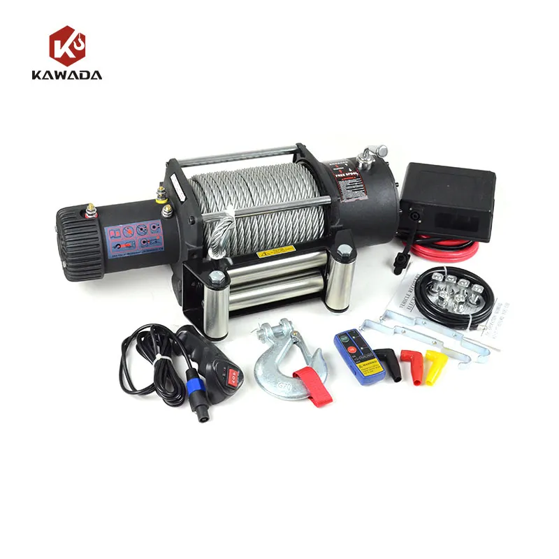 China 12v 24v 48v 6000lbs 9000lbs Electric Winch Dc Winches+12000 lb(5443.11kg)