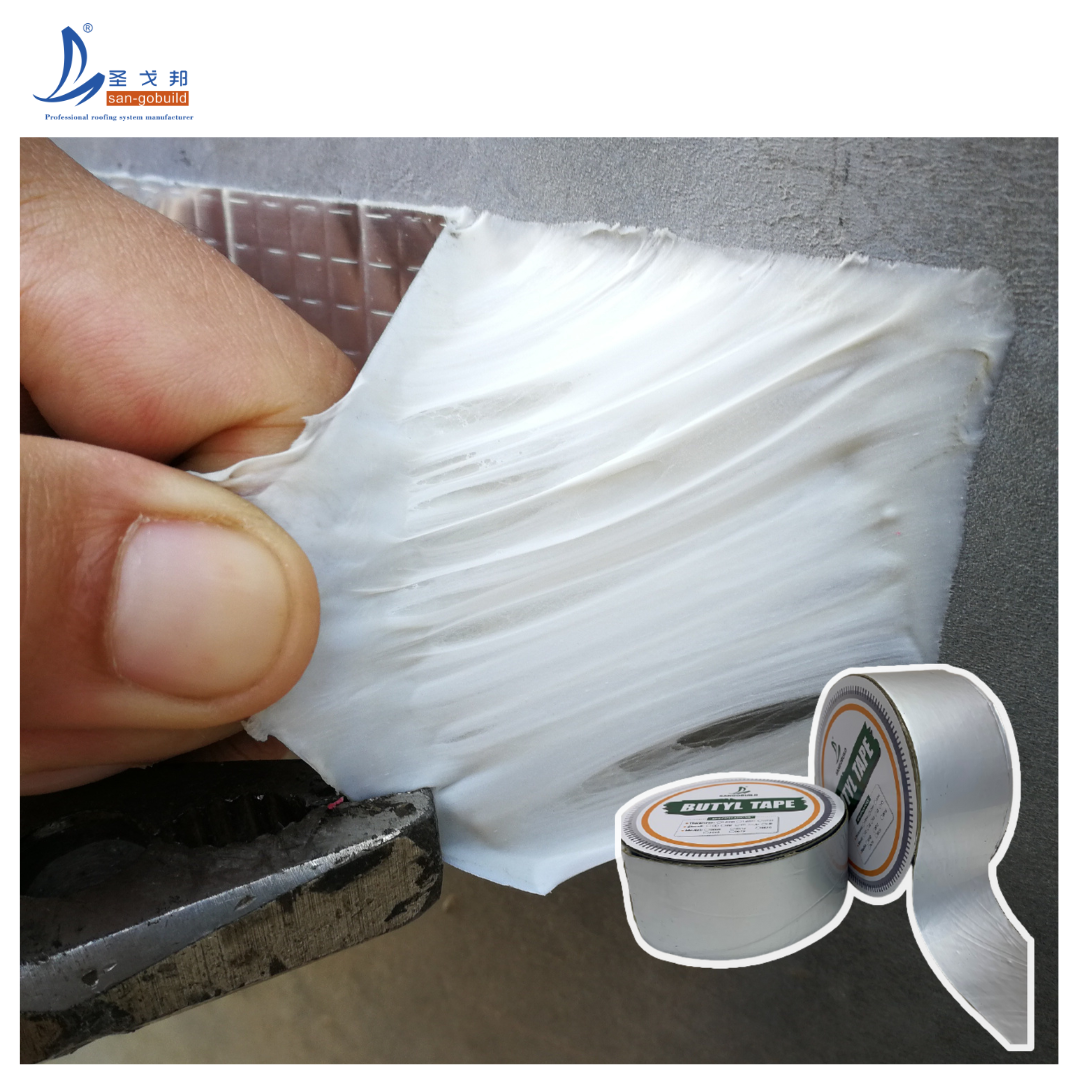 Double Sided Adhesive Repair Tape Aluminum Flashing Butyl Tape Waterproof Tape for Roofs