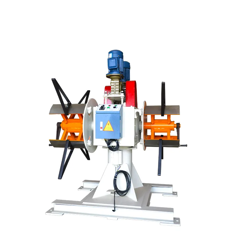 High Efficiency Double Head Uncoiler Automatic Coil Switching Precise Tension Control High Rigidity 20M/Min Feeding Speed Metal DBMT-200(0.6T/Non-powered)